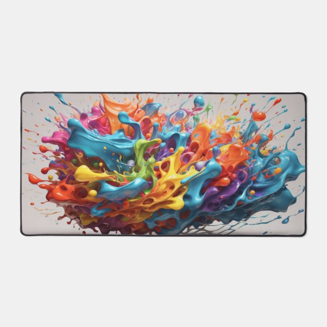 Beautiful Colour Splash Art #3 Desk Mat (Front)