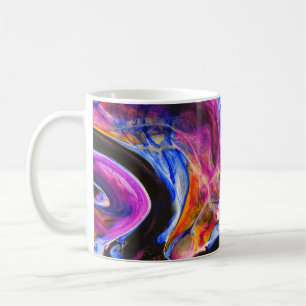 Beautiful & Colourful Abstract Marble Design Coffee Mug