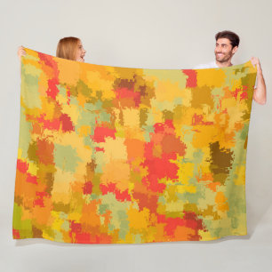 Beautiful Colourful Abstract Pattern Fleece Blanket
