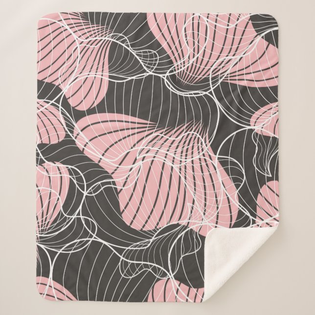 Beautiful colourful abstract seamless pattern. Bac Sherpa Blanket (Front)