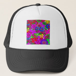 Beautiful Colourful Amazing Floral Pattern Design Trucker Hat