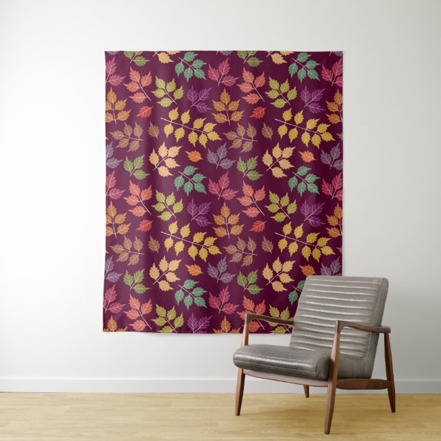 Beautiful Colourful Autumn Wall Tapestry (In Situ)