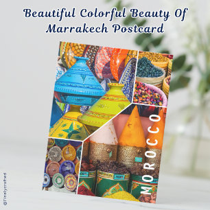 Beautiful Colourful Beauty Of Marrakech Postcard