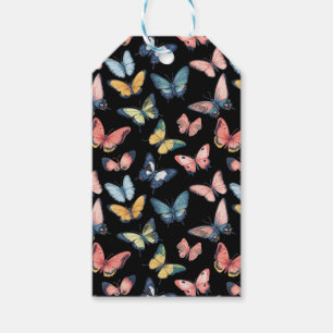 Beautiful Colourful Butterfly Print Gift Tags
