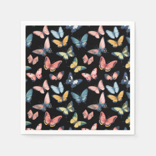 Beautiful Colourful Butterfly Print Napkin