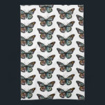 Beautiful Colourful Butterfly Watercolor Pattern Tea Towel<br><div class="desc">Decorate your kitchen with this beautiful butterfly dish towel. Makes a great housewarming or wedding gift! 
You can customise it and add text too. Collect the whole set of matching towels with different colours and patterns too!</div>