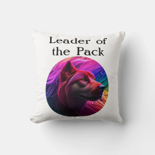 Beautiful Colourful Dog Art Cushion