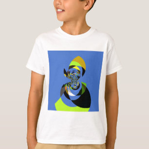 Beautiful colourful female silhouette Illustration T-Shirt