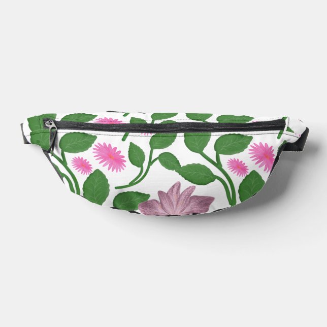 Beautiful Colourful floral pattern  Bum Bags (Lay Down)