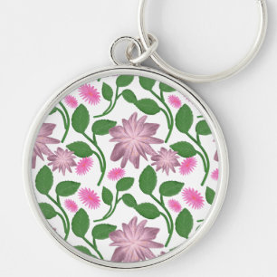 Beautiful Colourful floral pattern Key Ring