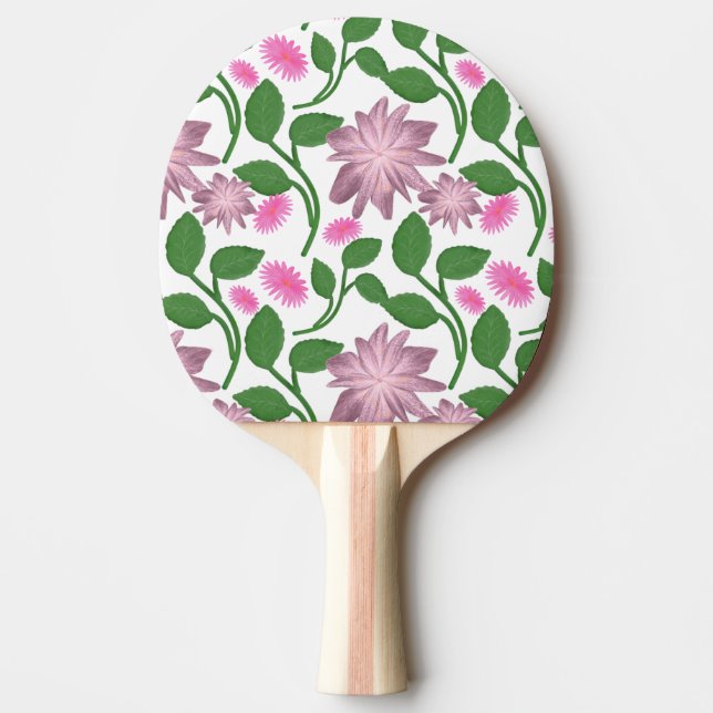 Beautiful Colourful floral pattern  Ping Pong Paddle (Front)