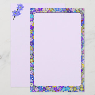 Beautiful Colourful Floral Stationary Stationery