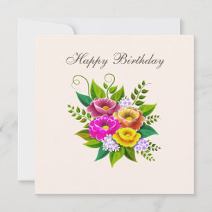 Beautiful Colourful Flower Bouquet