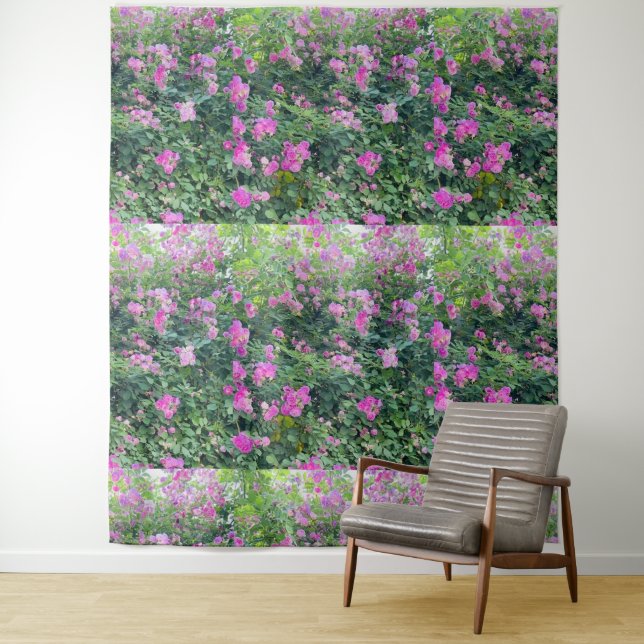  Beautiful Colourful Flower Tapestry (In Situ)