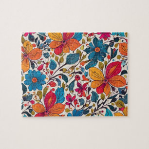 Beautiful colourful flowers jigsaw puzzle