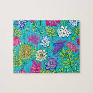 Beautiful colourful flowers jigsaw puzzle
