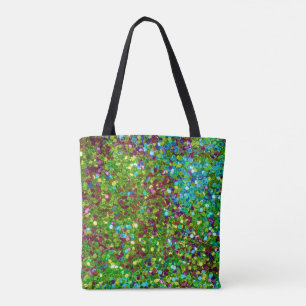 Beautiful Colourful Glitter Tote Bag