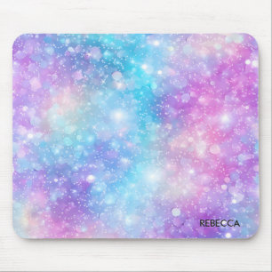Beautiful Colourful Glittery Background Mouse Mat