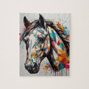 Beautiful Colourful Horse ,Horse Lover  Jigsaw Puzzle