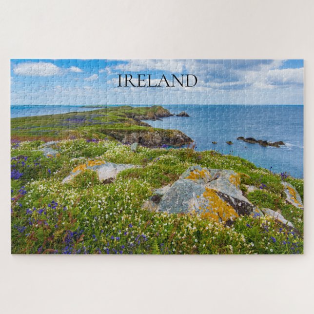Beautiful Colourful Ireland Island Photo Jigsaw Puzzle (Horizontal)