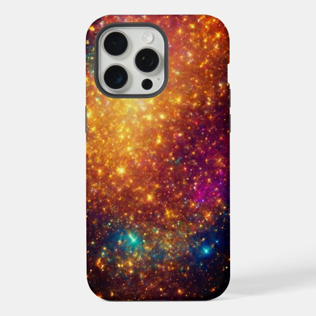 beautiful colourful light patterns iPhone case (Back)