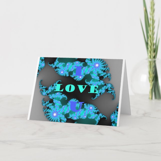 Beautiful colourful Love universe vector design ar Announcement (Front)