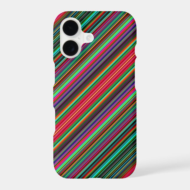 Beautiful Colourful Multicolored Stripe Pattern (Back)