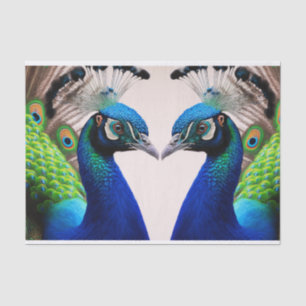 Beautiful Colourful Peacock Peafowl Bird Wildlife Tissue Paper