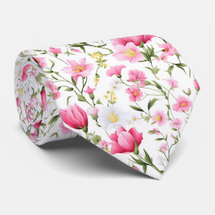 Beautiful Colourful Summer Floral Tie