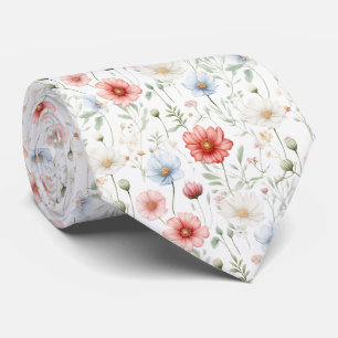 Beautiful Colourful Summer Floral Tie
