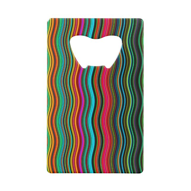 Beautiful Colourful Wavy Stripe Pattern (Front)