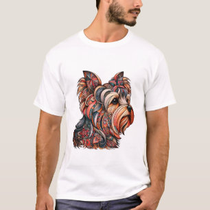 Beautiful Colourful Yorkshire Terrier  T-Shirt