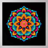 Beautiful Colouring Mandala 