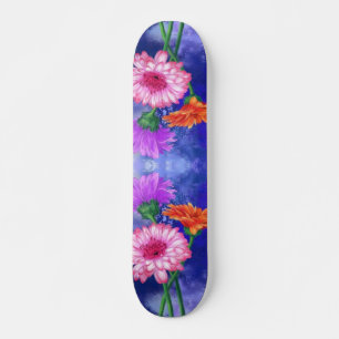 Beautiful Colours Gerberas Skateboard Gift
