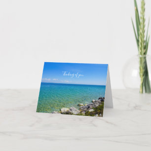 Beautiful Colours Of Lake Huron Thinking Of U Card