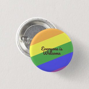 Beautiful colours of the gay parade 3 cm round badge