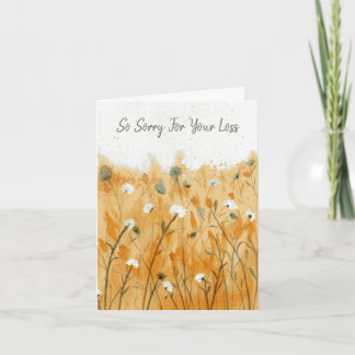 Beautiful Condolence Card  