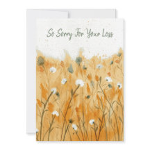 Beautiful Condolence Card  