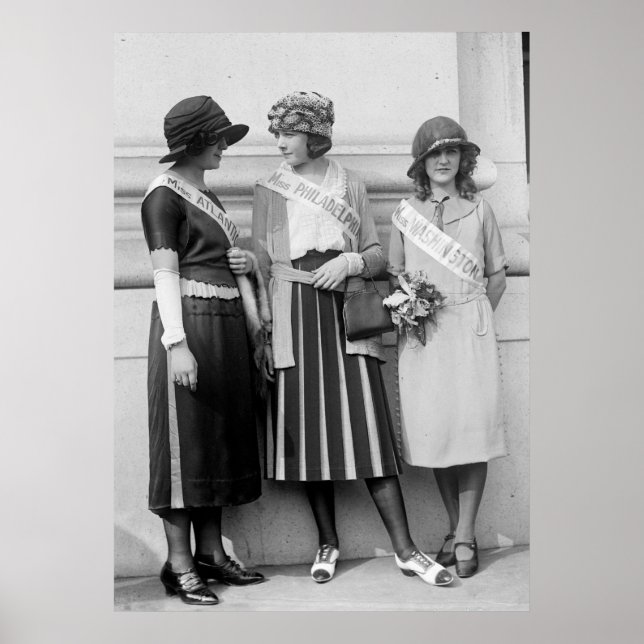 Beautiful Contestants: 1920s Poster (Front)