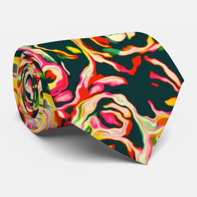 Beautiful Cool Funky  Tie (Rolled)