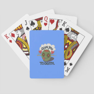 Beautiful Cool I love Africa Art Playing Cards