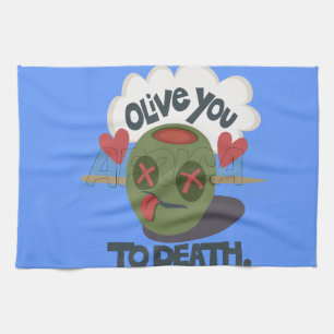 Beautiful Cool I love Africa Art Tea Towel