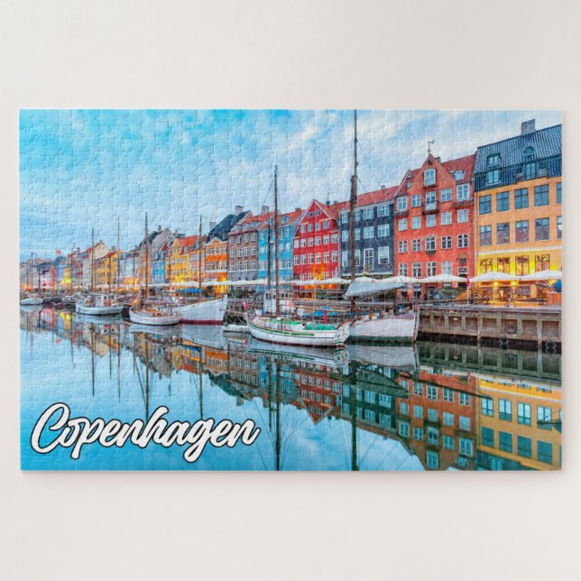 Beautiful Copenhagen, Denmark Jigsaw Puzzle (Horizontal)