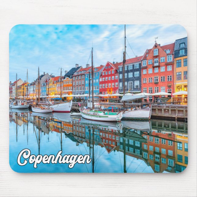 Beautiful Copenhagen, Denmark Mouse Mat (Front)