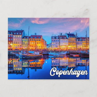 Beautiful Copenhagen, Denmark Postcard