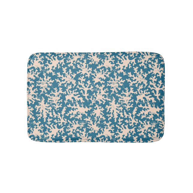 Beautiful Coral Pattern Bath Mat (Front)