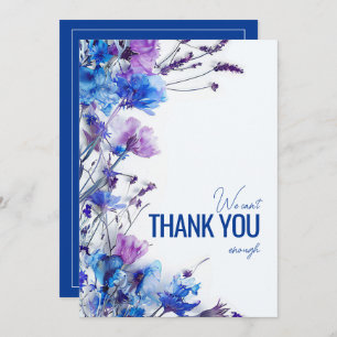 💍Beautiful Cornflower Dreams Thank You Card