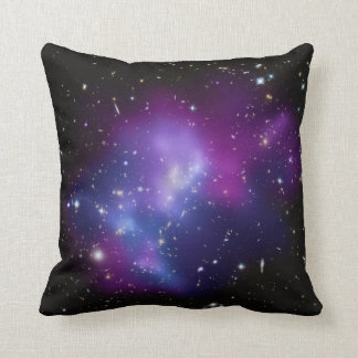 Beautiful cosmic space galaxy clusters cushion