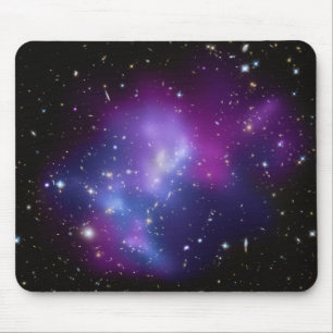 Beautiful cosmic space galaxy clusters mouse mat