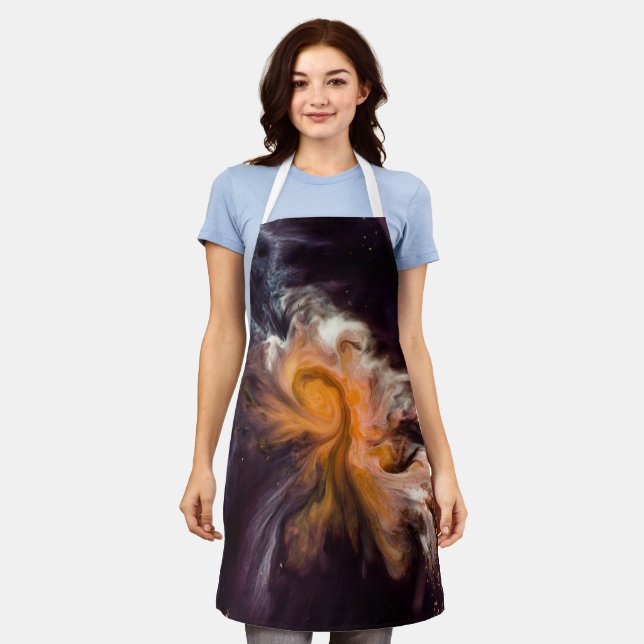 Beautiful Cosmos Apron (Worn)